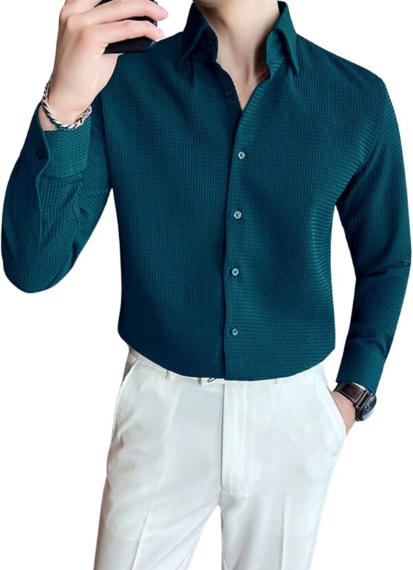 پیراهن GRECIILOOKS مدل Solid Regular Fit