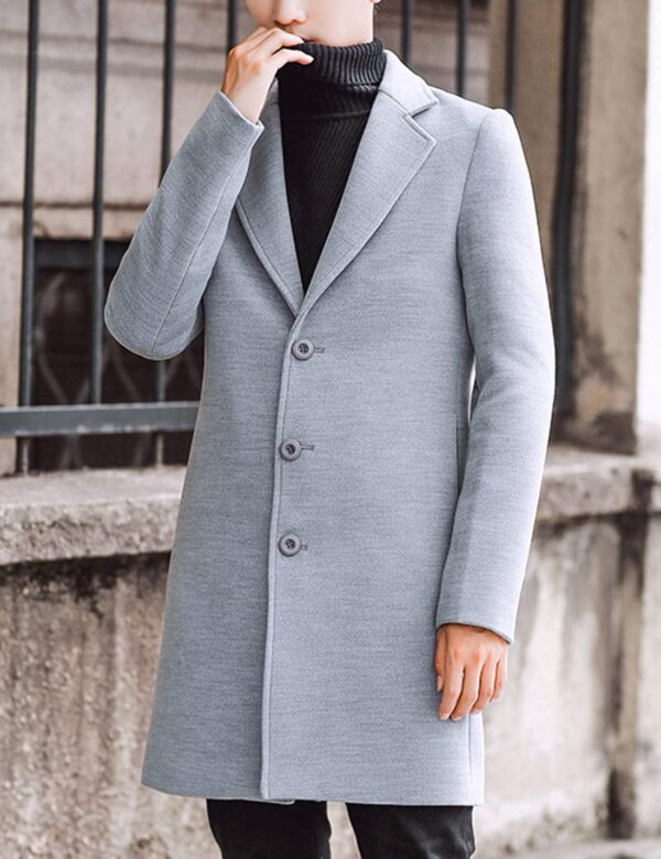 پالتو Springrain مدل Notched Lapel Single Breasted - Image 6