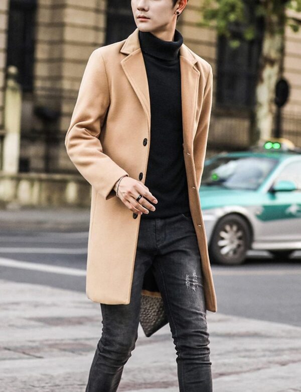 پالتو Springrain مدل Notched Lapel Single Breasted - Image 10