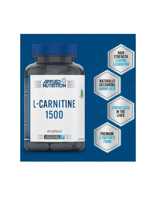 ال-کارنیتین ۱۵۰۰ Applied Nutrition کپسول120عدد