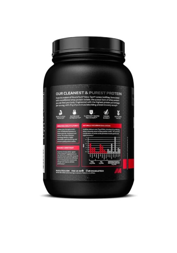 پروتئین وی ایزوله MuscleTech IsoWhey (907 گرم)