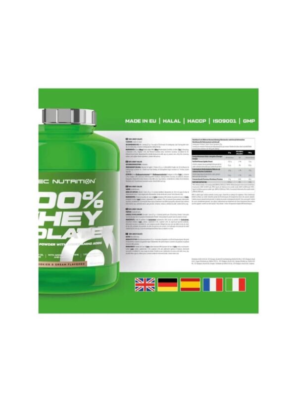 پودر پروتئین وی ایزوله Scitec Nutrition 100%