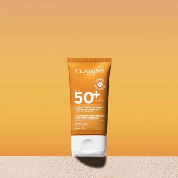 کرم ضدآفتاب جوان‌کننده صورت CLARINS باSPF 50