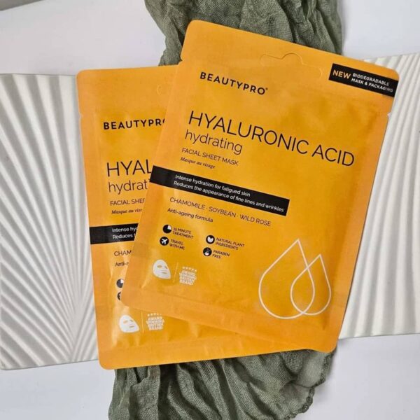 ماسک ورقه‌ای آبرسان BEAUTYPRO Hyaluronic Acid