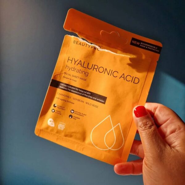 ماسک ورقه‌ای آبرسان BEAUTYPRO Hyaluronic Acid
