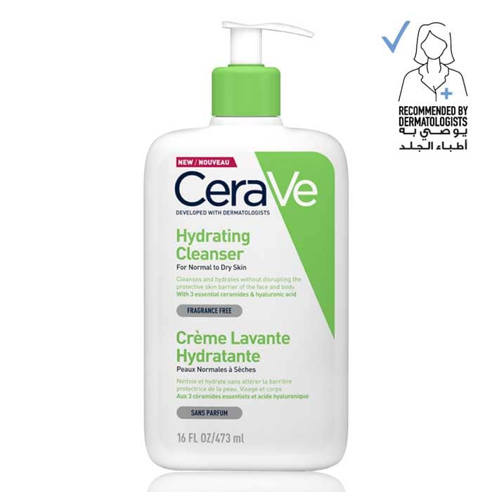 ژل شست‌وشوی آبرسان صورت Cerave حجم ۴۷۳ میلی‌لیتر